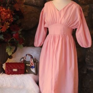 Puff Shoulder Dress